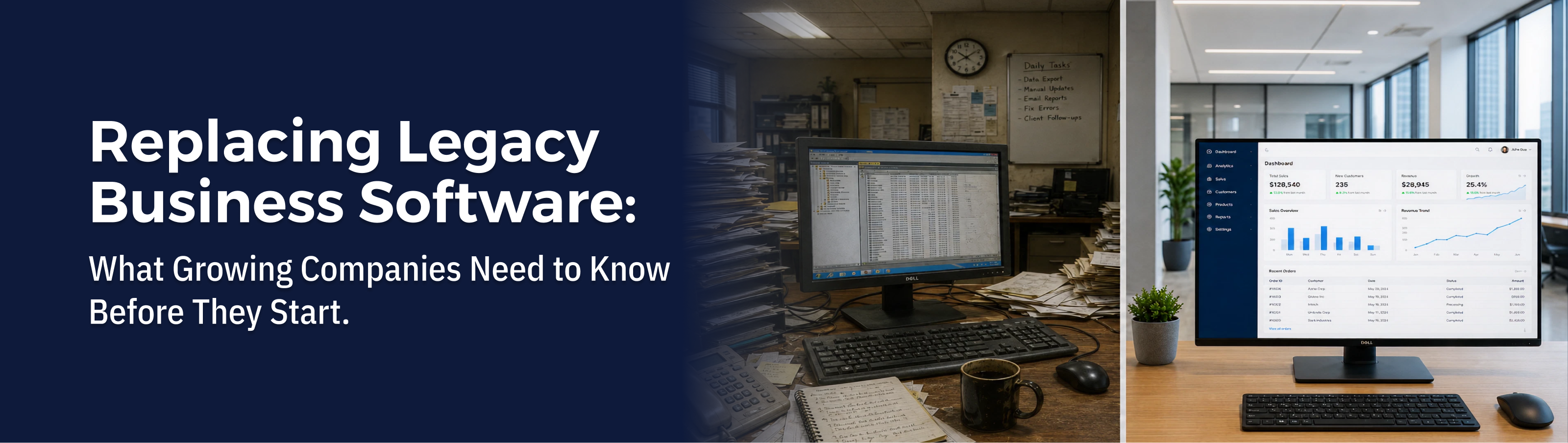 Replacing Legacy Business Software: What Growing Companies Need to Know Before They Start